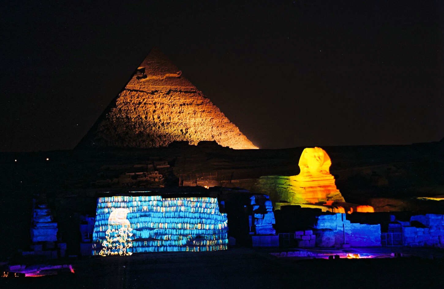 A-wonderful-shot-of-the-sound-and-light-show-at-the-Pyramids-of-Giza