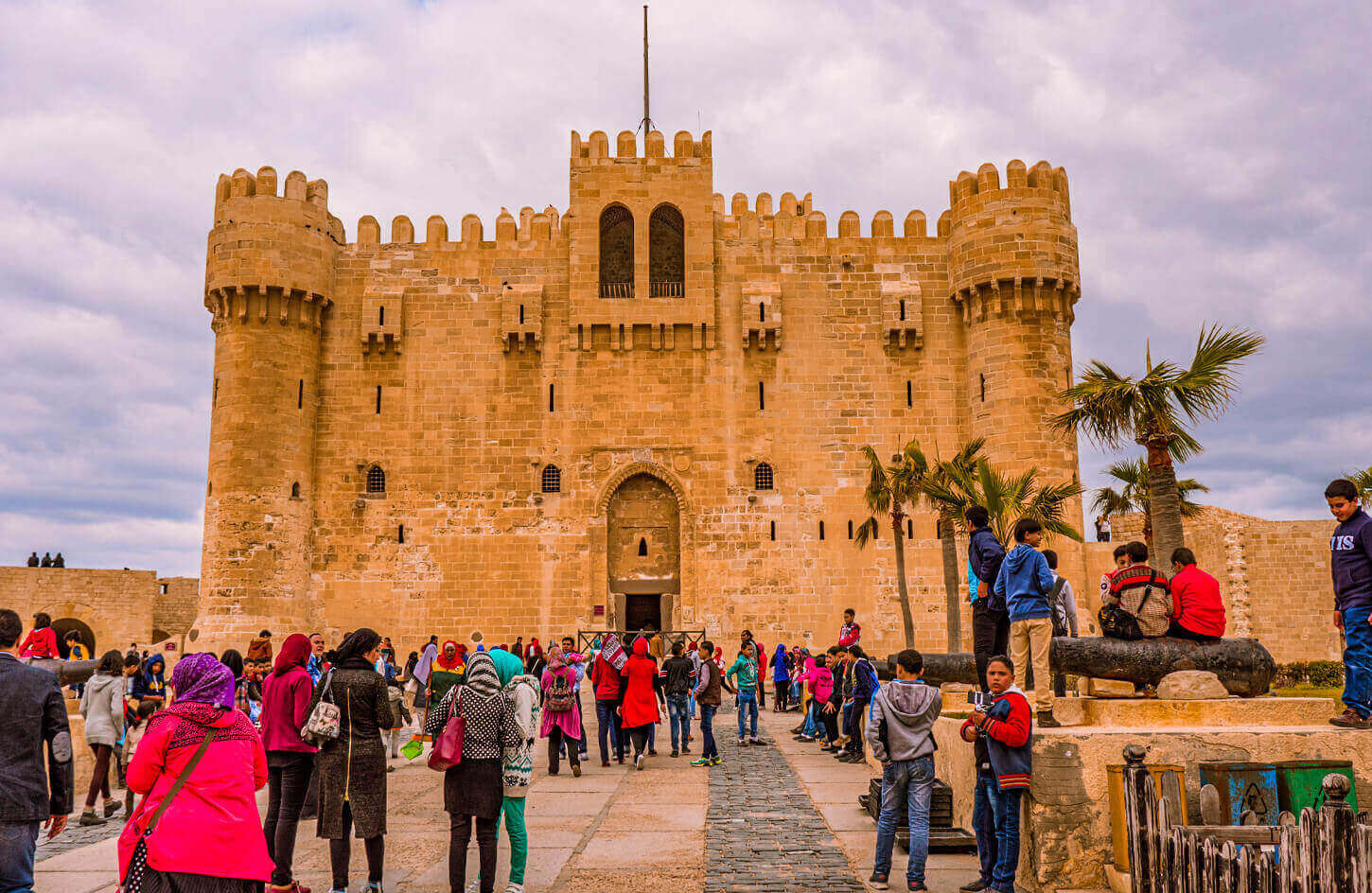 Entrance-to-Qaitbay-Citadel-in-Alexandria