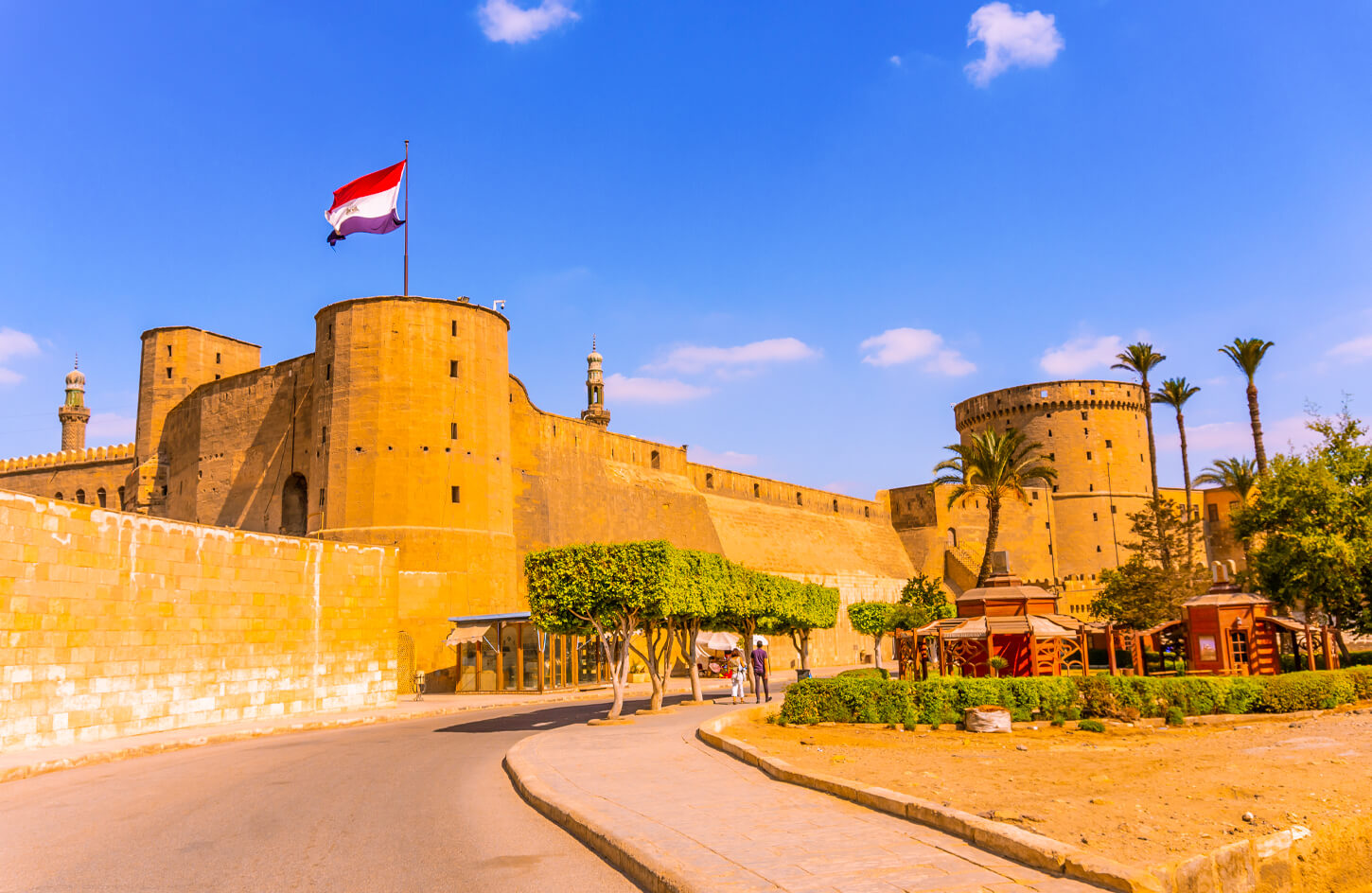 The-outer-wall-of-Saladin-Citadel